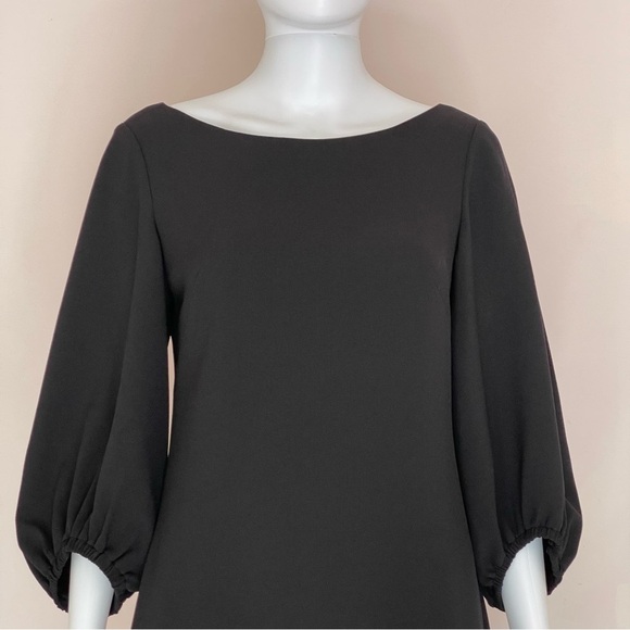 Eliza J. Balloon Sleeve Shift Dress Black size 6 - Picture 5 of 15